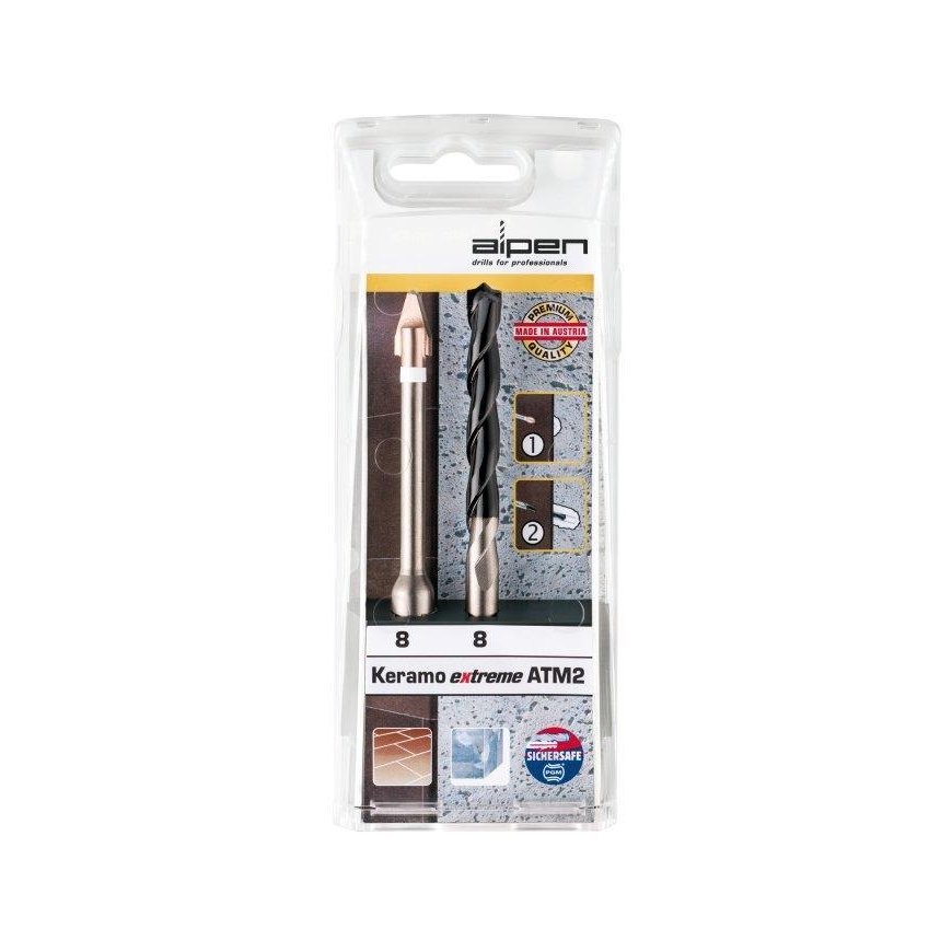 Grąžtas Drill Bit Set Keramo-Extreme 10 mm Alpen 003001021
