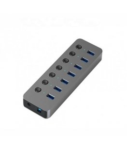 Extra Digital Adapter USB A 3.0 - 7 x USB 3.0 with switches