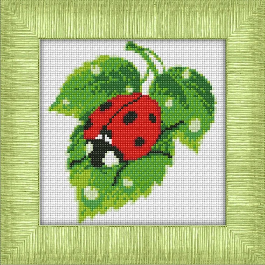 Beldizart Deimantinio dažymo rinkinys Ladybug 20x20 cm AZ-1115 – 2