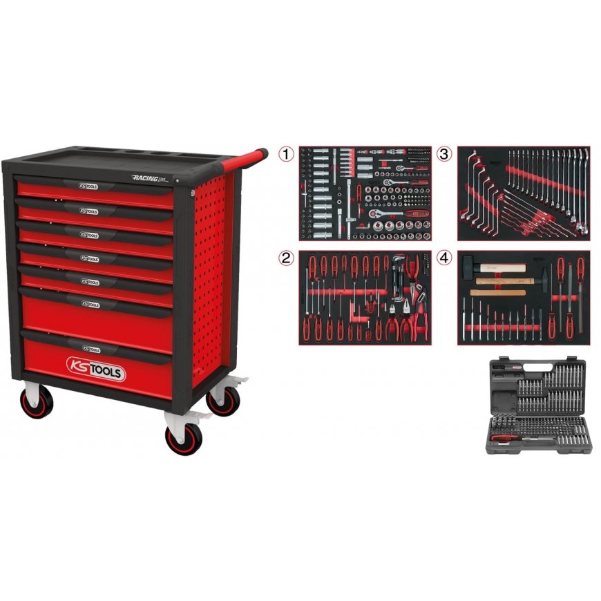 KS Tools KS Tools RACINGline SCHWARZ/ROT