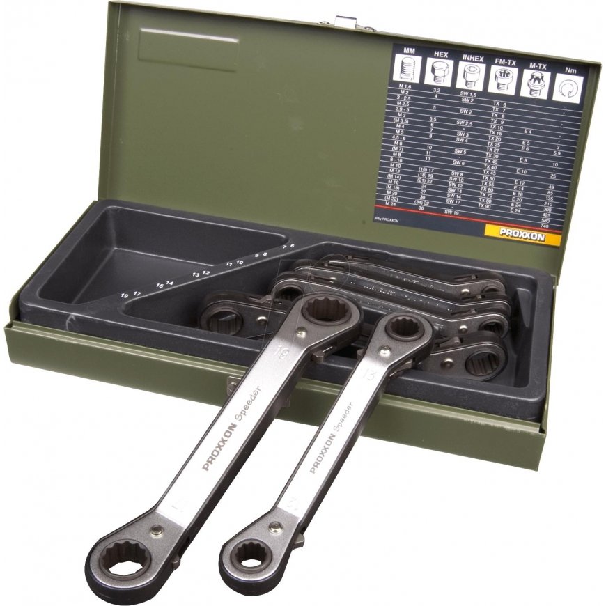 6-piece ratchet set PROXXON – 3