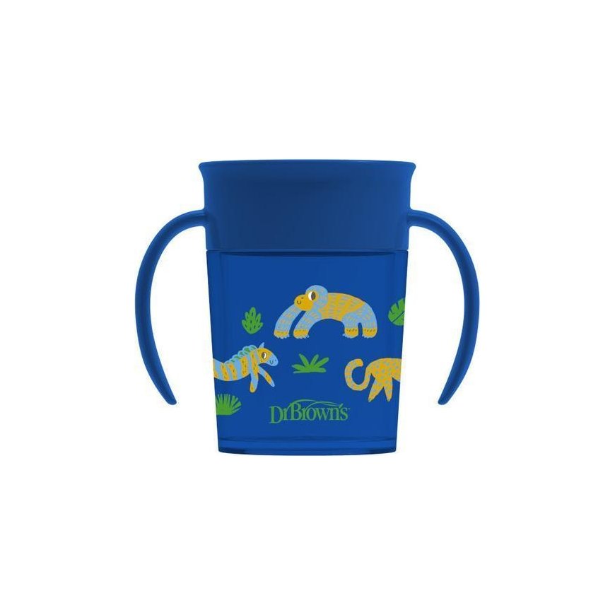 Dr Browns TC71006-DR BROWN`S-BUG 360 * - DRINK AS FROM A GLASS 200 ml BLUE