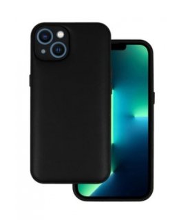 iLike Apple IPHONE 14 LEATHER 3D CASE Black