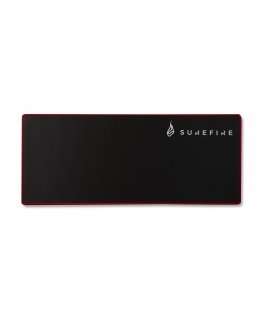 SureFire Silent Flight 680 Gaming mouse pad Black, Red