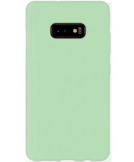 Evelatus Samsung Galaxy S10e Nano Silicone Case Soft Touch TPU Mint