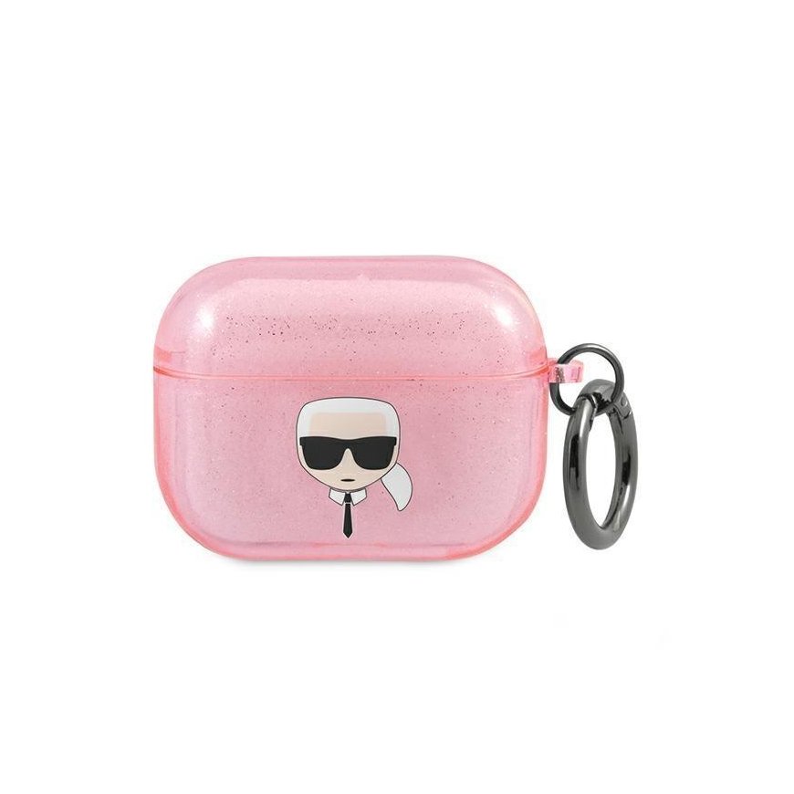 Karl Lagerfeld Karl Lagerfeld KLAPUKHGP AirPods Pro Cover Pink/Pink Gkratter Karl's head – 2