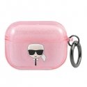 Karl Lagerfeld Karl Lagerfeld KLAPUKHGP AirPods Pro Cover Pink/Pink Gkratter Karl's head Karl Lagerfeld Karl Lagerfeld KLAPUKHGP AirPods Pro Cover Pink/Pink Gkratter Karl's head