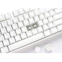 Ducky One 3 Classic Pure White TKL Gaming Tastatur RGB LED - MX-Clear klaviatuur USB Saksa keel Valg Ducky One 3 Classic Pure White TKL Gaming Tastatur RGB LED - MX-Clear klaviatuur USB Saksa keel Valg
