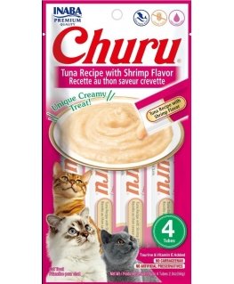 INABA Churu tuunikala kreveti maitsega - kassi maiused - 4x14 g