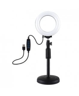 Ring LED lamp Puluz with adjustable base PU391