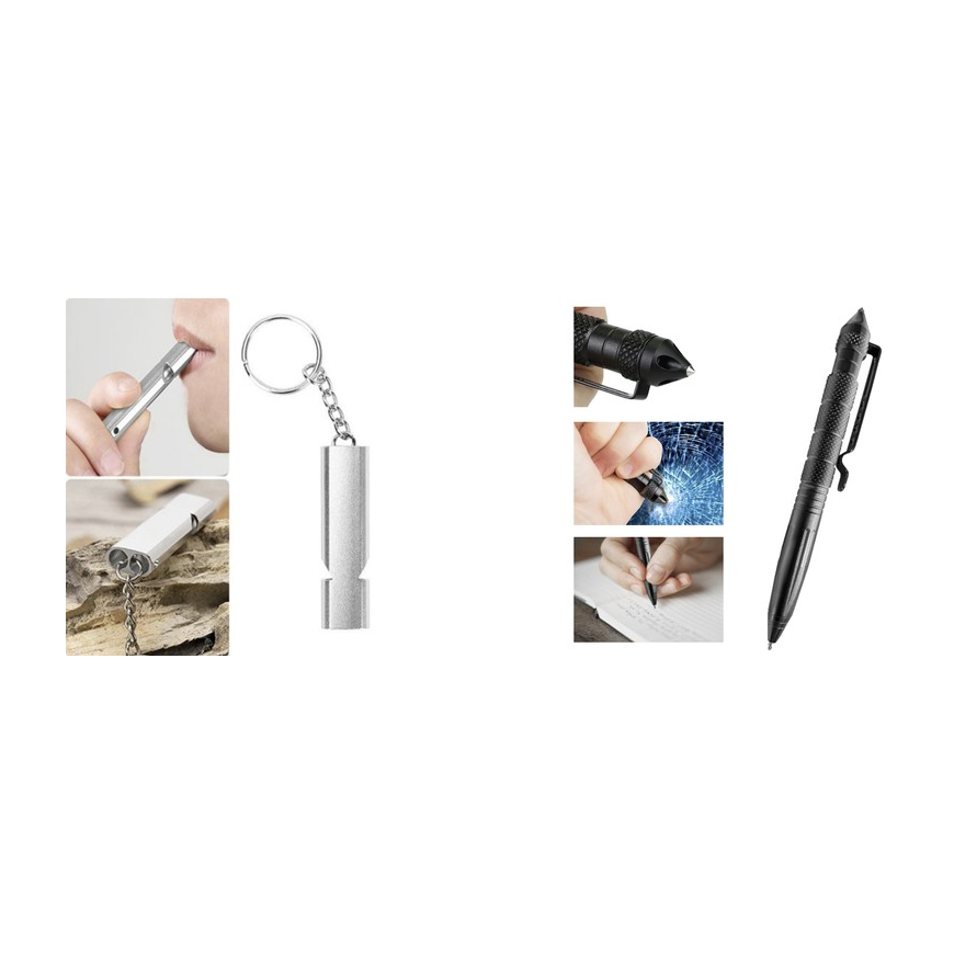Fusion Accessories Fusion Survival Kit 32 in 1 | thermal blanket | knife | LED bulb | carbine – 3