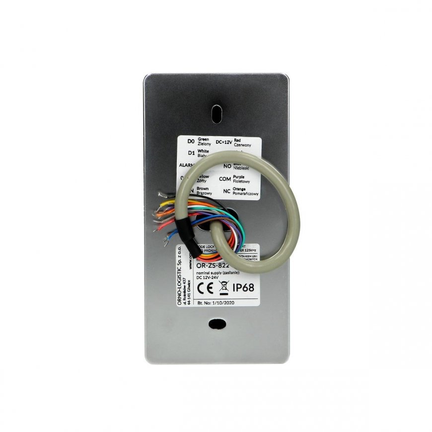 Orno Touch code lock, with card and proximity tag reader and fingerprint reader, IP68, 1 relay 3A – 2