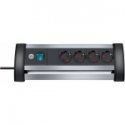 Brennenstuhl Ecolor 4 Power Line 1.5m White Black Socket (1153244026)