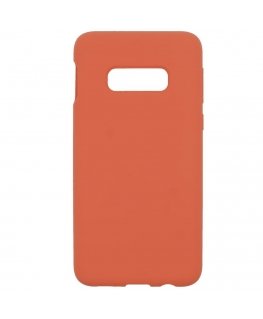 Evelatus Samsung Galaxy S10e Premium Soft Touch Silicone Case Nectarine