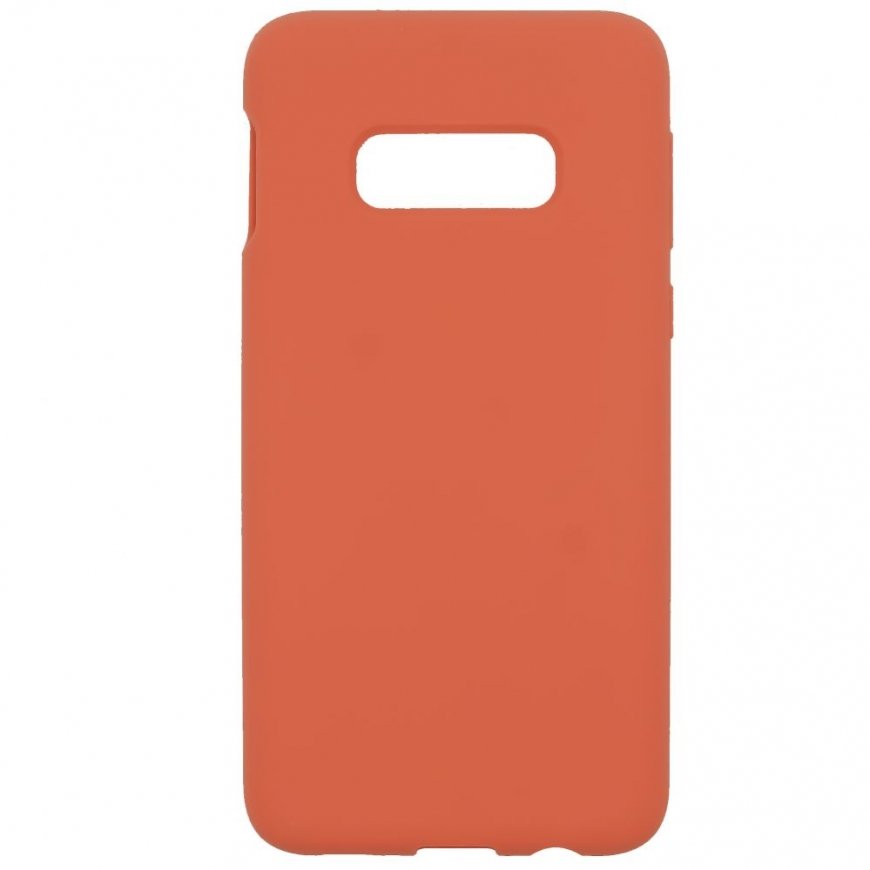 Evelatus Samsung Galaxy S10e Premium Soft Touch Silicone Case Nectarine