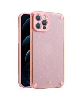 iLike Apple IPHONE 12 PRO MAX ARMOR GLITTER CASE Pink