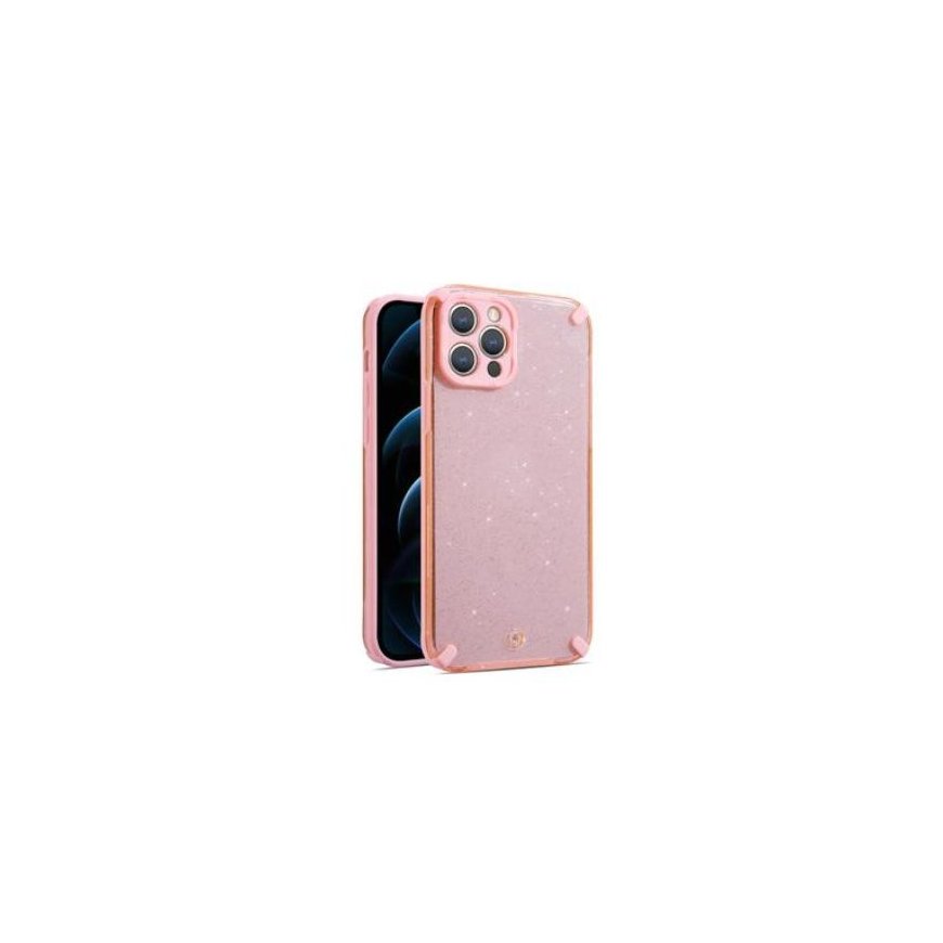iLike Apple IPHONE 12 PRO MAX ARMOR GLITTER CASE Pink