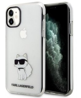 Karl Lagerfeld Apple iPhone 11 / Xr 6.1 hardcase Ikonik Choupette Transparent