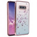 GreenGo Samsung Galaxy S10E G970 Flower Rose Gold GreenGo Samsung Galaxy S10E G970 Flower Rose Gold