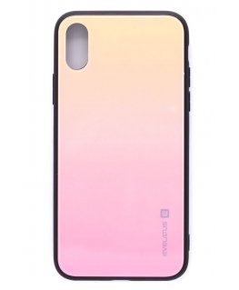 Evelatus Apple iPhone X/Xs Gradient Glass Case 1 Mild Melon