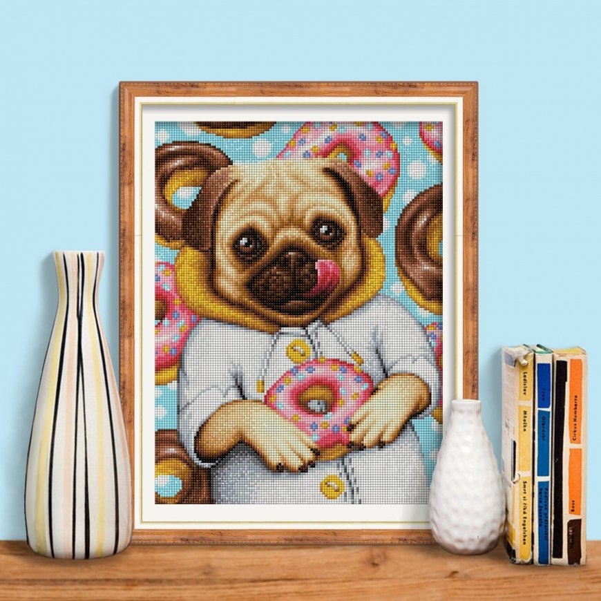 Beldizart Mopsas ir spurgos 30x40 cm AZ-1802 – 3