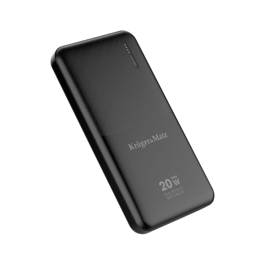 Power Bank Kruger & Matz 10000 mAh Li-pol with QC and PD functions – 3