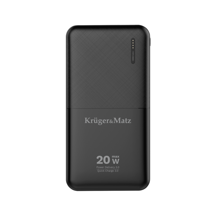 Power Bank Kruger & Matz 10000 mAh Li-pol su QC ir PD funkcijomis – 4