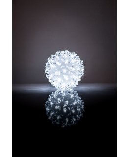 N/A Bumba ar puķēm RS-208 50LED D-11cm White