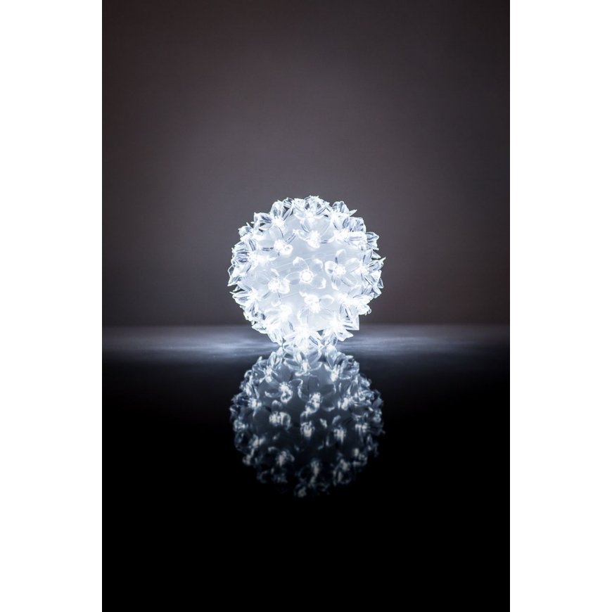 N/A Bumba ar puķēm RS-208 50LED D-11cm White