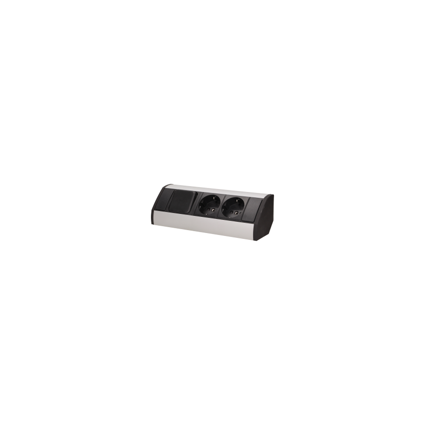 Orno 2x2P + Z furniture socket