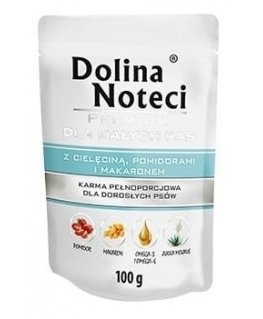 Dolina Noteci Premium with veal, tomatoes and pasta - wet dog food - 100 g