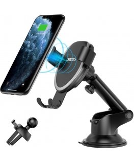 Telefono laikiklis automobiliui CHOETECH, su belaidžio įkrovimo funkcija, 10W