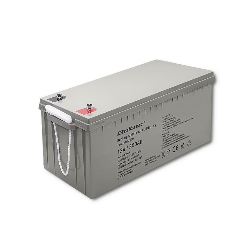Qoltec Battery agm | 12v |