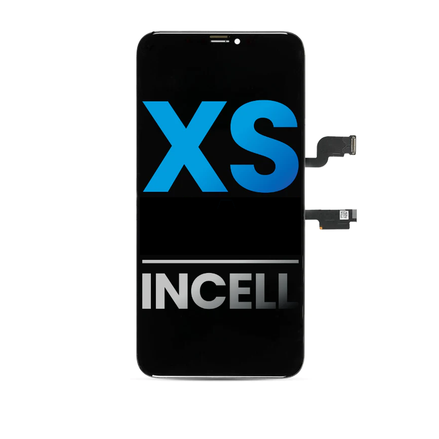 INCELL ekranas, skirtas Apple iPhone XS juodas (visos priežiūros dalis)
