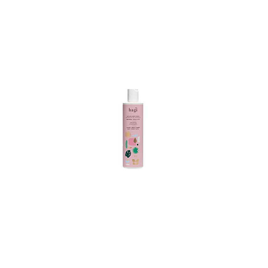 Hagi Hagi – Natūrali dušo želė. Atostogos ant rąsto - 300 ml universalus – 2