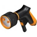 Fiskars "Comfort" 3-function watering gun with front control