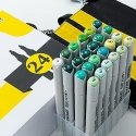 Dvipusiai markeriai - flomasteriai ARRTX Oros, 24 spalvų, žalio atspalvio Dvipusiai markeriai - flomasteriai ARRTX Oros, 24 spalvų, žalio atspalvio