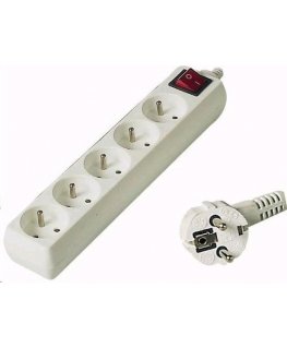 PremiumCord 5 socket 3 m white (pp5k03)