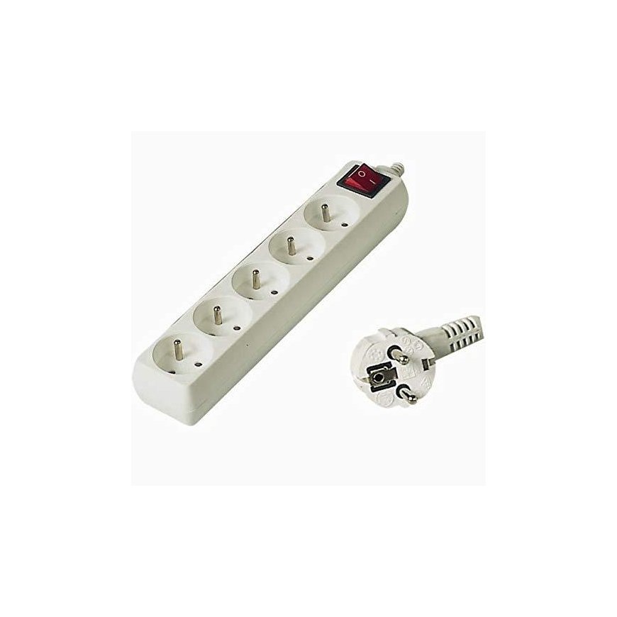 PremiumCord 5 socket 3 m white (pp5k03) – 2