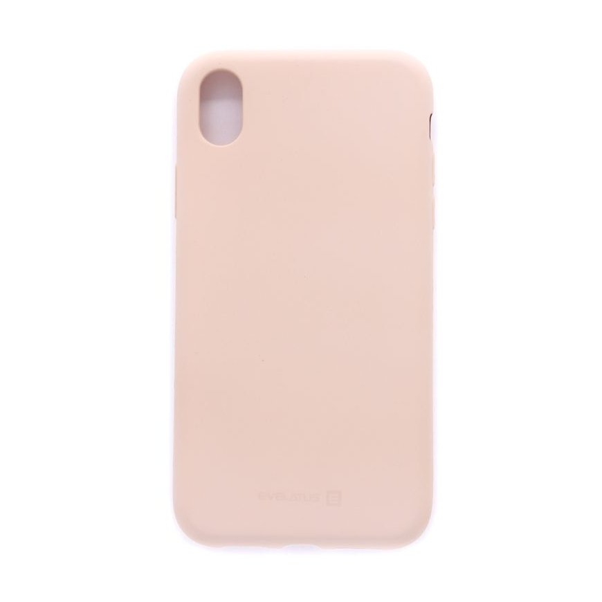 Evelatus Apple iPhone XR Nano Silicone Case Soft Touch TPU Pink Sand