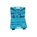 Makita 92 įrankių ir pagalbinių reikmenų rinkinys: Makito raktai, antgaliai ir dangteliai [P-46470]