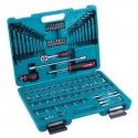 Makita 92 įrankių ir pagalbinių reikmenų rinkinys: Makito raktai, antgaliai ir dangteliai [P-46470]