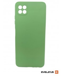 Evelatus Samsung Galaxy A22 5G Premium Soft Touch Silicone Case Green