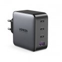 Wall Charger UGREEN CD226, USB QC3.0, 3x USB-C, 100W, PD (Black)