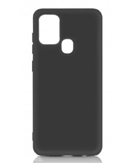 Evelatus Samsung Galaxy A21s Nano Silicone Case Soft Touch TPU Black