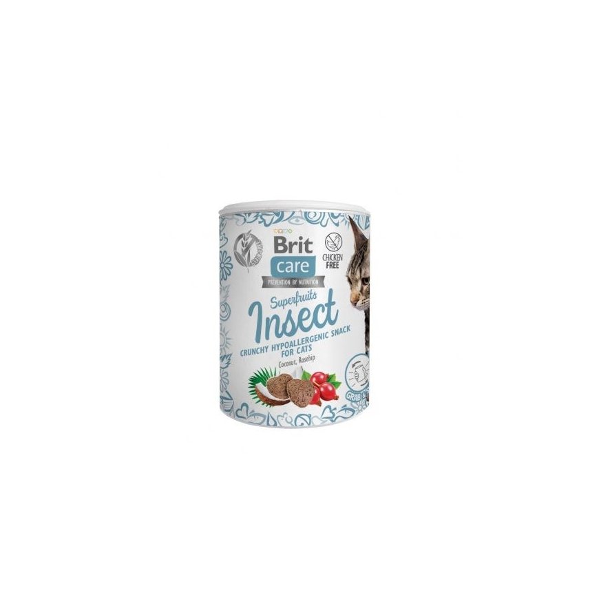 BRIT Care Cat Snack Superfruits Insect - kassi maius - 100 g