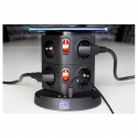 8-socket extension cord with AS-SCHWABE wireless charging station 8-socket extension cord with AS-SCHWABE wireless charging station