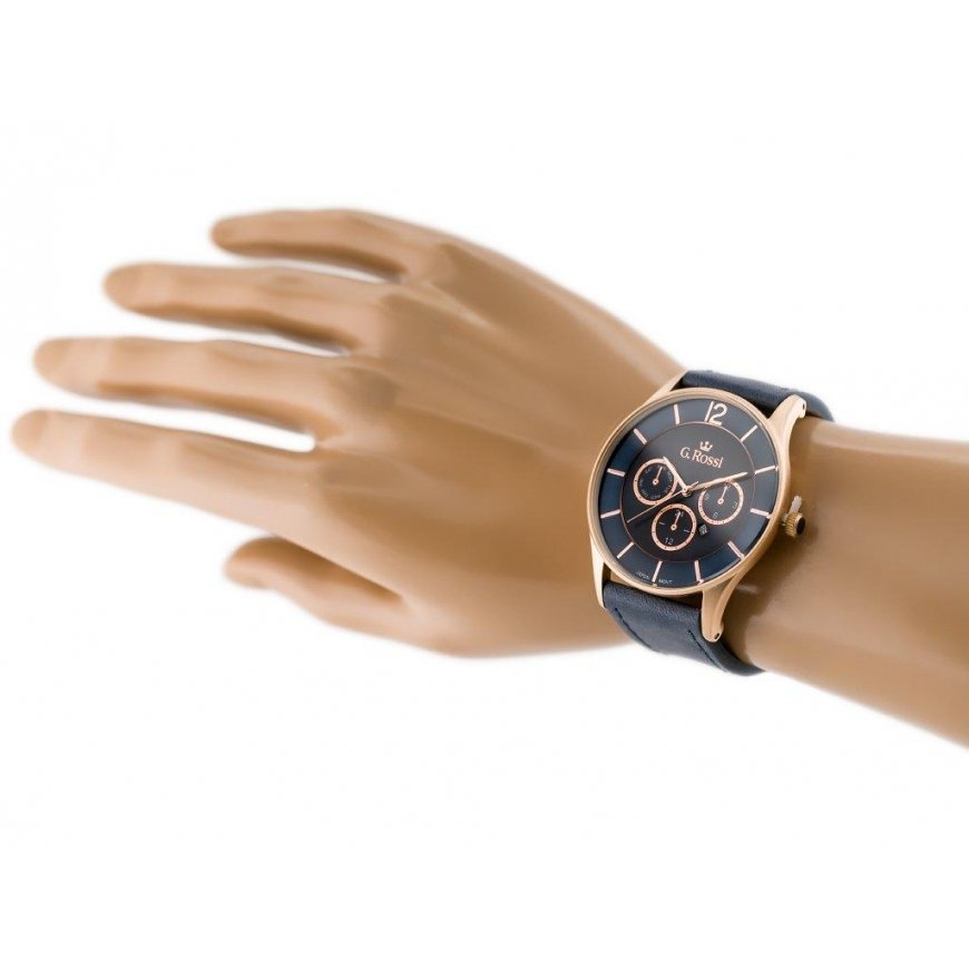 G.Rossi Laikrodis G. ROSSI - 7028A (zg205f) + BOX – 5