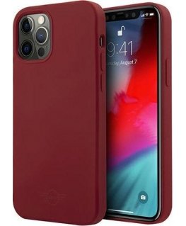 Mini Morris Mini Mini MIHCP12LSLTRE iPhone 12 Pro Max 6.7 inch Red / Red Hard Case Silicone Tone On Tone