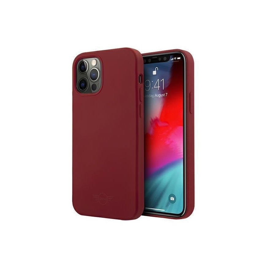 Mini Morris Mini Mini MIHCP12LSLTRE iPhone 12 Pro Max 6.7 inch Red / Red Hard Case Silicone Tone On Tone – 2